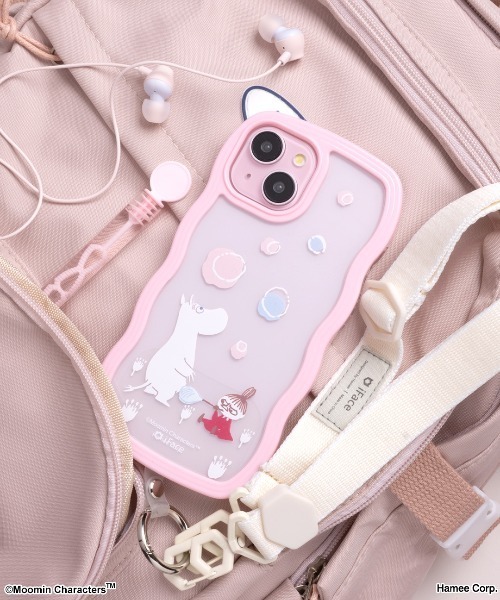 MOOMIN(ムーミン)の「iPhone 15/14/13 専用 ムーミン うねうね 2way スマホケース(スマホケース/カバー・レディース・ホワイト/ピンク/ミント/ラベンダー・iPhone 13/14/15)」の4枚目の写真