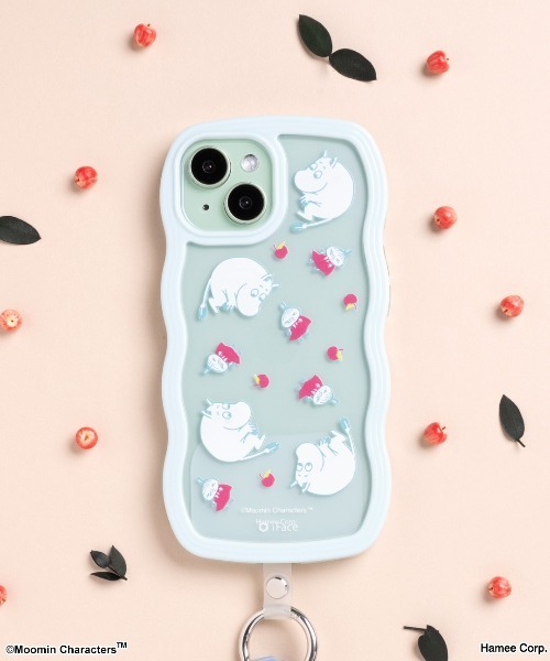 MOOMIN(ムーミン)の「iPhone 15/14/13 専用 ムーミン うねうね 2way スマホケース(スマホケース/カバー・レディース・ホワイト/ピンク/ミント/ラベンダー・iPhone 13/14/15)」の2枚目の写真