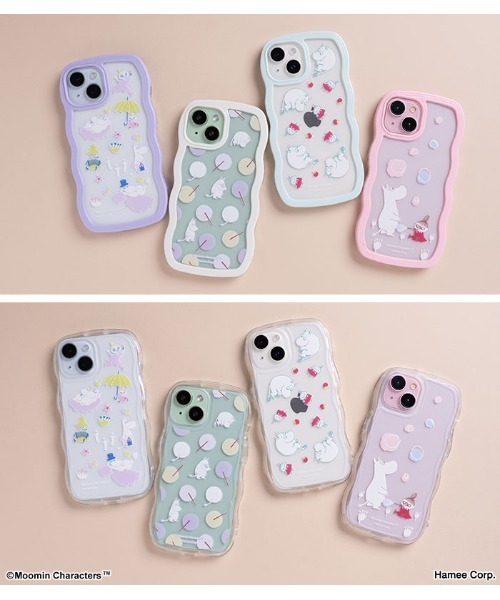 MOOMIN(ムーミン)の「iPhone 15/14/13 専用 ムーミン うねうね 2way スマホケース(スマホケース/カバー・レディース・ホワイト/ピンク/ミント/ラベンダー・iPhone 13/14/15)」の8枚目の写真
