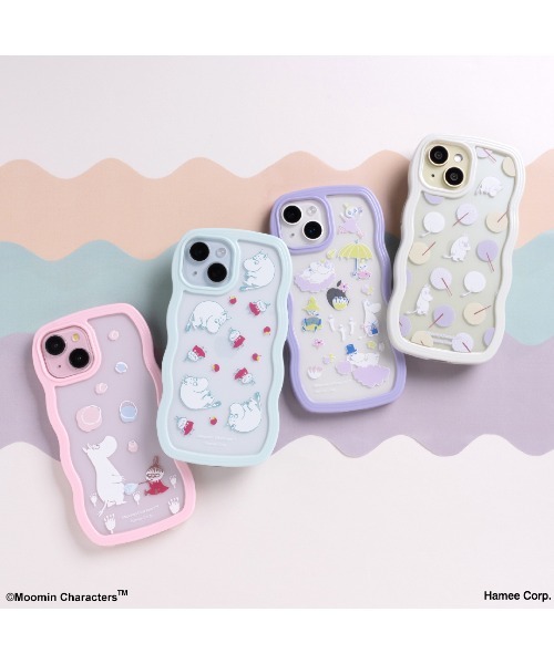 MOOMIN(ムーミン)の「iPhone 15/14/13 専用 ムーミン うねうね 2way スマホケース(スマホケース/カバー・レディース・ホワイト/ピンク/ミント/ラベンダー・iPhone 13/14/15)」の6枚目の写真