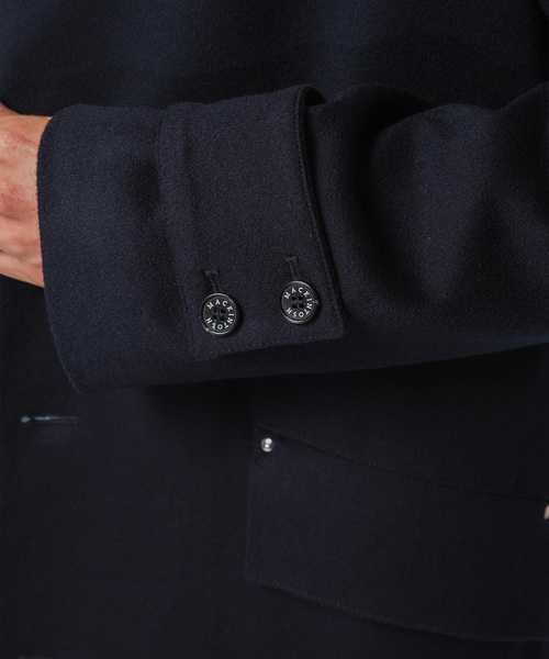 Mackintosh（マッキントッシュ）の「MACKINTOSH(マッキントッシュ) 別注 30th SP HUMBIE/ハンビー SL Loro Piana Fabric（ステンカラーコート・メンズ・ネイビー・40/38/36/34）」の16枚目の写真