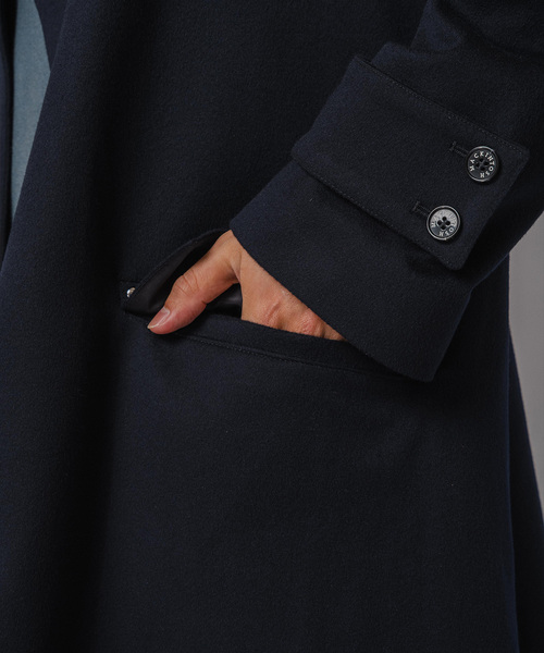 Mackintosh（マッキントッシュ）の「MACKINTOSH(マッキントッシュ) 別注 30th SP HUMBIE/ハンビー SL Loro Piana Fabric（ステンカラーコート・メンズ・ネイビー・40/38/36/34）」の17枚目の写真