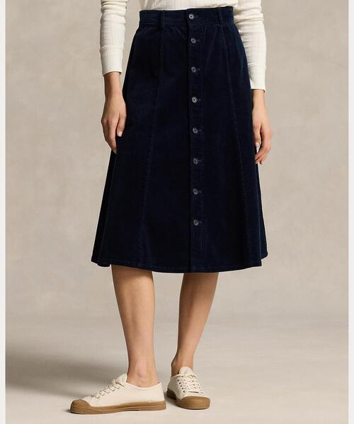 POLO Ralph Lauren ポロラルフローレン ボタン スカート POLO Ralph Lauren ポロラルフローレン ボタン スカート - メルカリ