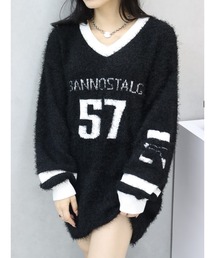 EVRIS | シャギーユニフォームミニニットワンピース(ニット/セーター)