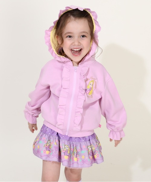 ディズニー プリンセス/フリル ジップパーカー 9691K（パーカー