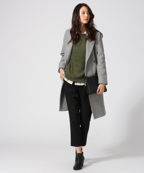 GLOBAL WORK(グローバルワーク)の「7ゲージイタリアハイネックプルオーバー長袖/563015(ニット/セーター・レディース・グレー/ネイビー/ホワイト/カーキ・SMALL/MEDIUM/LARGE)」の7枚目の写真