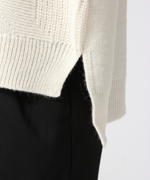 GLOBAL WORK(グローバルワーク)の「7ゲージイタリアハイネックプルオーバー長袖/563015(ニット/セーター・レディース・グレー/ネイビー/ホワイト/カーキ・SMALL/MEDIUM/LARGE)」の16枚目の写真