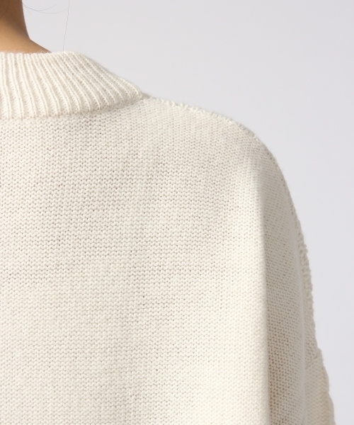 GLOBAL WORK(グローバルワーク)の「7ゲージイタリアハイネックプルオーバー長袖/563015(ニット/セーター・レディース・グレー/ネイビー/ホワイト/カーキ・SMALL/MEDIUM/LARGE)」の10枚目の写真