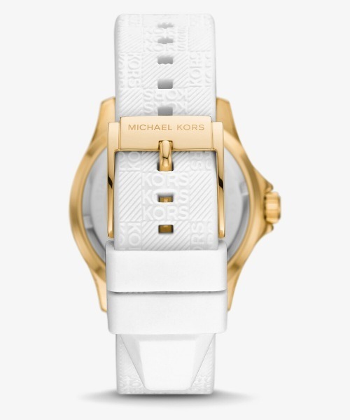 新品マイケルコース　シリコーンパヴェダイヤルウォッチ43mm MICHAEL KORS - マイケル・コース シリコーン パヴェ ダイヤル