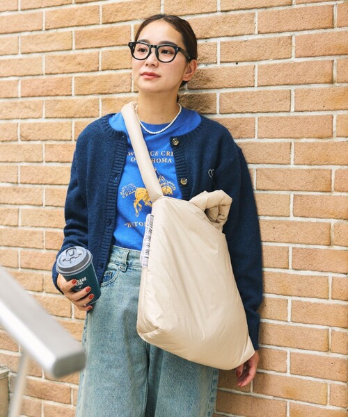 WEEKEND(ER)(ウィークエンダー)の「WEEKEND(ER) × FREAK'S STORE/ウィークエンダー × フリークスストア 別注PUFF TOTE/別注パフトート(トートバッグ・レディース・グレー/オリーブ/ブラック/ベージュ・ONE SIZE)」の14枚目の写真
