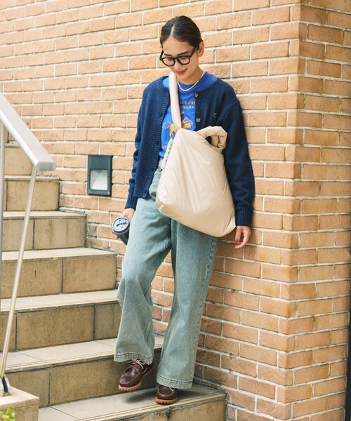 WEEKEND(ER)(ウィークエンダー)の「WEEKEND(ER) × FREAK'S STORE/ウィークエンダー × フリークスストア 別注PUFF TOTE/別注パフトート(トートバッグ・レディース・グレー/オリーブ/ブラック/ベージュ・ONE SIZE)」の19枚目の写真