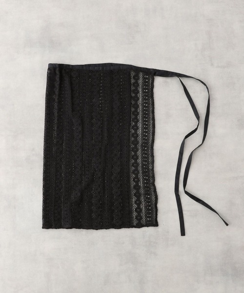 LEPSIM（レプシィム）の「レースラップスカート　128031（スカート・レディース・ブラック/オフホワイト・FREE）」の11枚目の写真