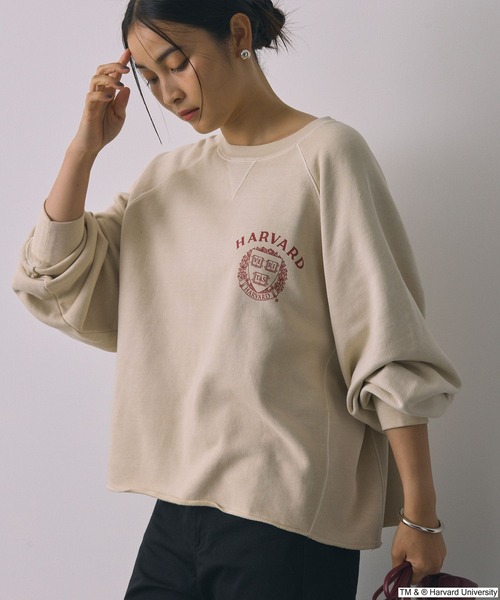 BABYLONE(バビロン)の「【GOOD ROCK SPEED】collegeSWEAT(スウェット・レディース・グリーン/ピンク/ベージュ/チャコール・フリー)」の3枚目の写真