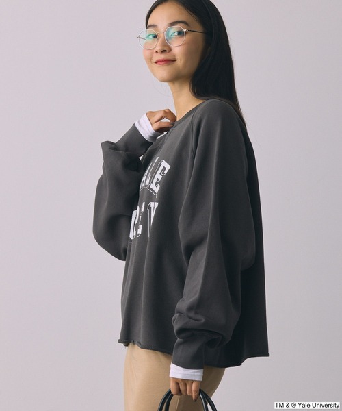 BABYLONE(バビロン)の「【GOOD ROCK SPEED】collegeSWEAT(スウェット・レディース・グリーン/ピンク/ベージュ/チャコール・フリー)」の6枚目の写真