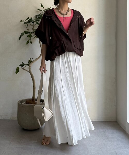 DouDou（ドゥドゥ）の「パネルプリーツスカート（スカート）」 - WEAR