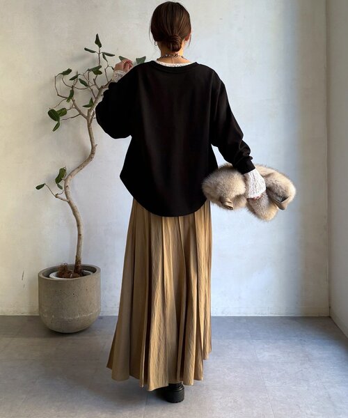 DouDou（ドゥドゥ）の「パネルプリーツスカート（スカート）」 - WEAR