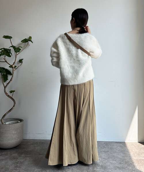 DouDou（ドゥドゥ）の「パネルプリーツスカート（スカート）」 - WEAR