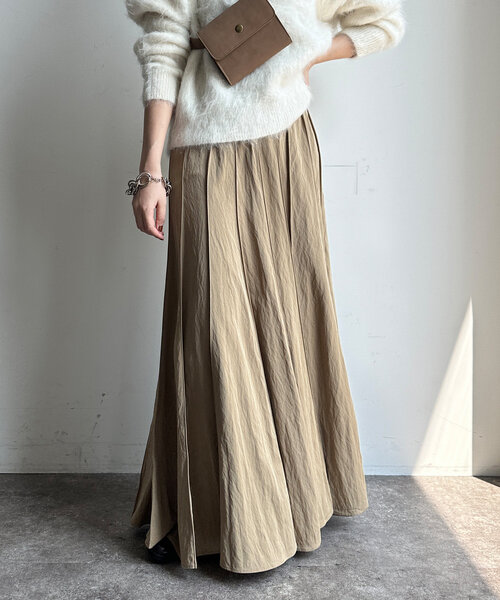 DouDou（ドゥドゥ）の「パネルプリーツスカート（スカート）」 - WEAR