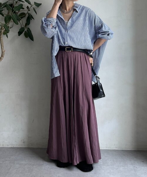 DouDou（ドゥドゥ）の「パネルプリーツスカート（スカート）」 - WEAR