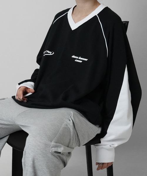 ユニフォームTシャツ ウンチェ ナンバー ブロークコア Y2K 韓国