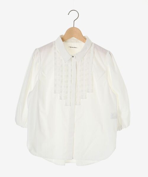 le.coeur blanc（ルクールブラン）の「フロントフリルバルーンスリーブブラウス（シャツ/ブラウス・レディース・オフホワイト/ブルー系その他2・38）」の12枚目の写真