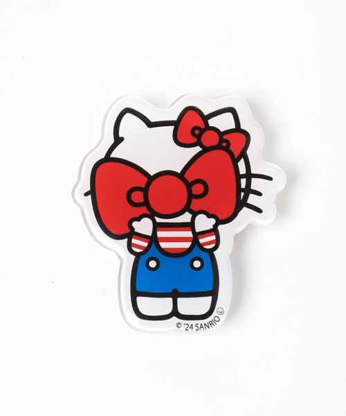 Me%(ミィパーセント)の「【HELLO KITTY】モバイルグリップ 135064(スマホグッズ・レディース・アイボリー/ベージュ/その他1/ブルー系その他・FREE)」の19枚目の写真