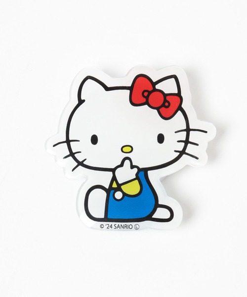 Me%(ミィパーセント)の「【HELLO KITTY】モバイルグリップ 135064(スマホグッズ・レディース・アイボリー/ベージュ/その他1/ブルー系その他・FREE)」の21枚目の写真