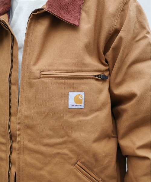 Carhartt(カーハート)の「Carhartt /カーハート / DUCK DETROIT JACKET/BLANKET LINED / CRHTT-J001(ブルゾン・レディース・ブラック/ブラウン・X-LARGE/LARGE)」の4枚目の写真