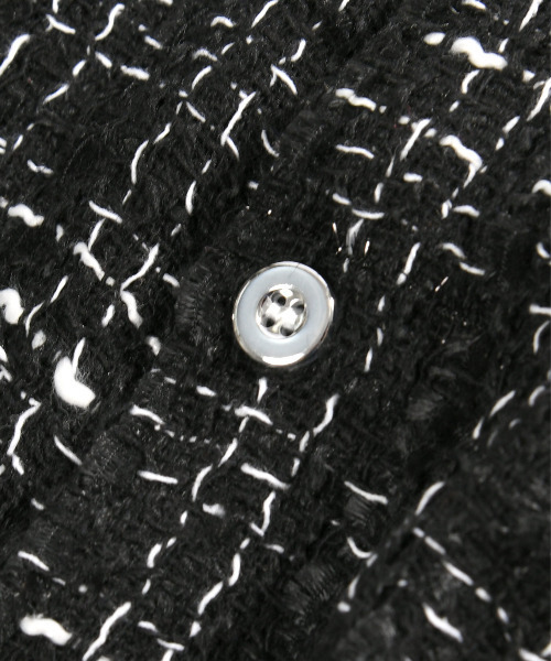 neos（ネオス）の「【neos】ルーズシルエット ツイード チェック ロングスリーブ シャツ ジャケット（シャツ/ブラウス・メンズ・ホワイト/ブラック・LARGE/MEDIUM/X-LARGE）」の17枚目の写真