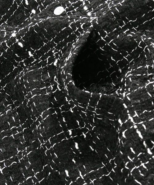 neos（ネオス）の「【neos】ルーズシルエット ツイード チェック ロングスリーブ シャツ ジャケット（シャツ/ブラウス・メンズ・ホワイト/ブラック・LARGE/MEDIUM/X-LARGE）」の20枚目の写真