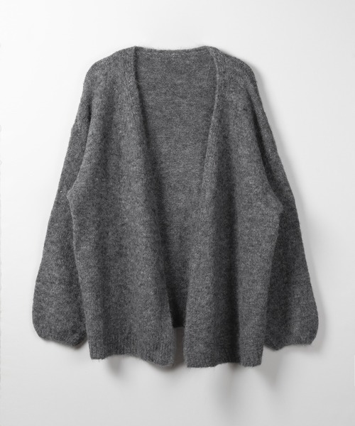 【 ２点セット 】ニットボタンビスチェ ＋ロングカーディガンセット ／ knit button bustier + long cardigan set（アンサンブル）｜me+em select（ミームセレクト）