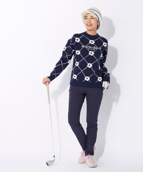 セール】【marie claire/マリ.クレール】レディースクルーネック