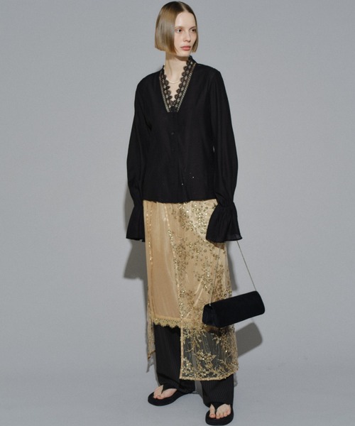 yae ブラウス Lace blouse yae】Lace blouse / レースブラウス – LA BELLE ETUDE online store