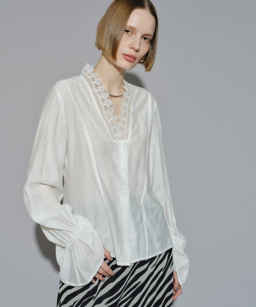yae ブラウス Lace blouse Lace blouse / レースブラウス（シャツ/ブラウス）｜yae（ヤエ