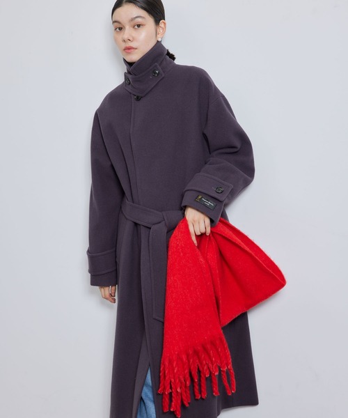 ROPE' PICNIC（ロペピクニック）の「ミックスヤーンバルキーフリンジマフラー（マフラー・レディース・レッド/ベージュ系その他/グリーン系その他・FREE）」の14枚目の写真