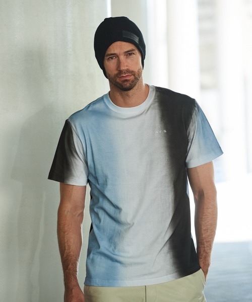 国内発送■ACANTHUS■Big Stripe Pigment Dye Tee ACANTHUS（アカンサス）の「ACANTHUS:Big Stripe Pigment Dye