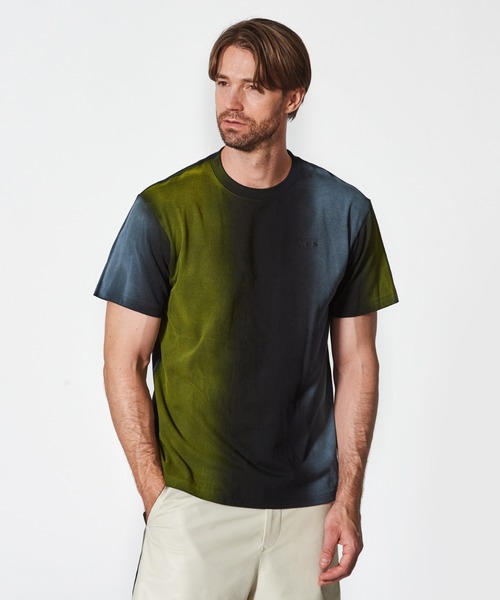 ACANTHUS(アカンサス)の「ACANTHUS:Big Stripe Pigment Dye Tee(Tシャツ/カットソー・メンズ・ホワイト/ブラック・S/M/L/XL)」の2枚目の写真