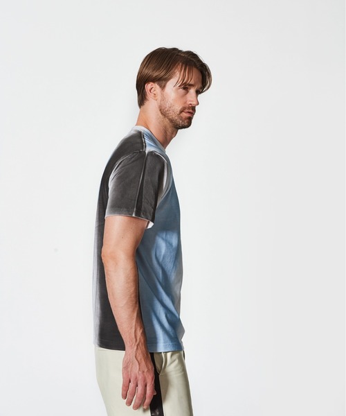 国内発送■ACANTHUS■Big Stripe Pigment Dye Tee ACANTHUS（アカンサス）の「ACANTHUS:Big Stripe Pigment Dye
