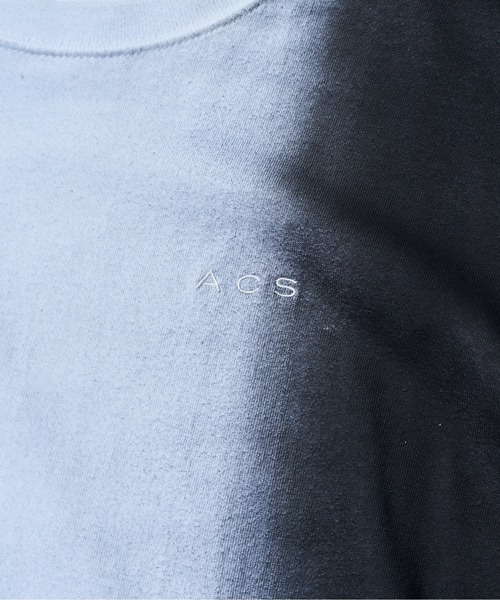 ACANTHUS(アカンサス)の「ACANTHUS:Big Stripe Pigment Dye Tee(Tシャツ/カットソー・メンズ・ホワイト/ブラック・S/M/L/XL)」の15枚目の写真