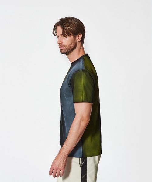 国内発送■ACANTHUS■Big Stripe Pigment Dye Tee ACANTHUS（アカンサス）の「ACANTHUS:Big Stripe Pigment Dye