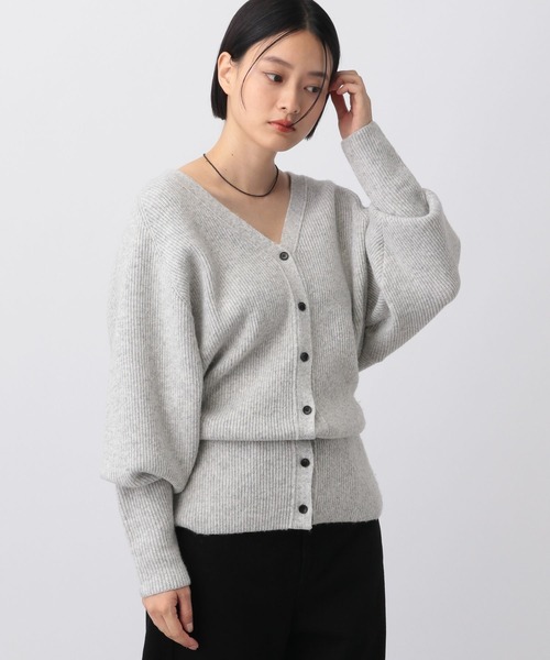 セール】ウエストシェイプVネックカーディガン（カーディガン