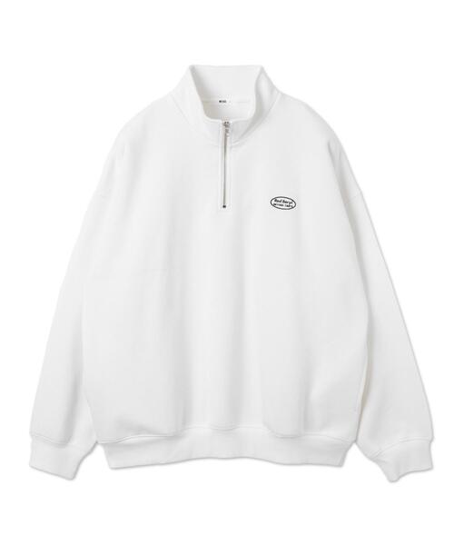 WEGO(ウィゴー)の「WEGO/ワンポイントハーフジッププルオーバー(スウェット・メンズ・ブラック/アッシュグレー/ホワイト・MEDIUM/LARGE)」の20枚目の写真