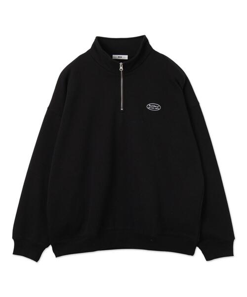 WEGO(ウィゴー)の「WEGO/ワンポイントハーフジッププルオーバー(スウェット・メンズ・ブラック/アッシュグレー/ホワイト・MEDIUM/LARGE)」の22枚目の写真