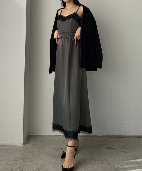ミラション　ワンピース MOUSSY | TECHNICAL キャミドレス (ワンピース(ロング） ) |SHEL