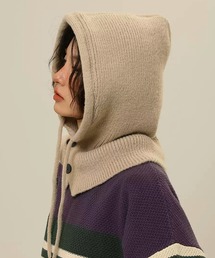 SAISON DE PAPILLON | 2wayニットフードウォーマー(マフラー)