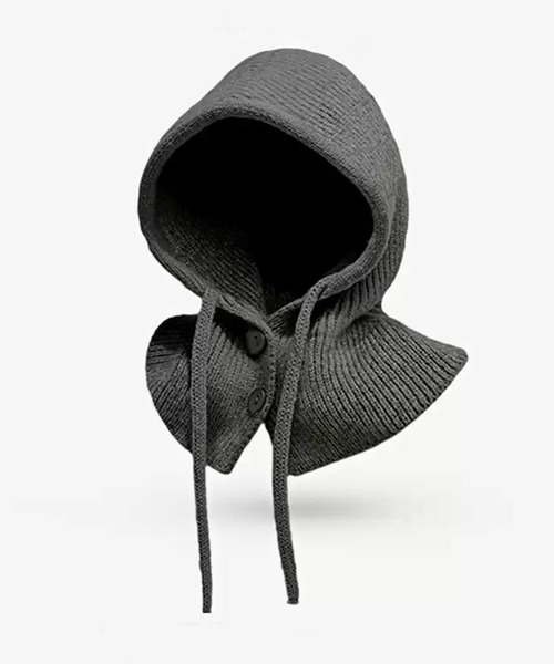 SAISON DE PAPILLON(セゾンドパピヨン)の「2wayニットフードウォーマー(マフラー・レディース・アイボリー/ブラック/ベージュ/チャコール・フリー)」の19枚目の写真