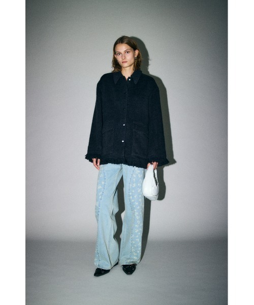 moussy｜FLORAL WIDE ストレートデニム | Rakuten Fashion(楽天