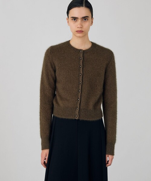 フォックスカシミヤ クルーネックカーディガン（カーディガン/ボレロ