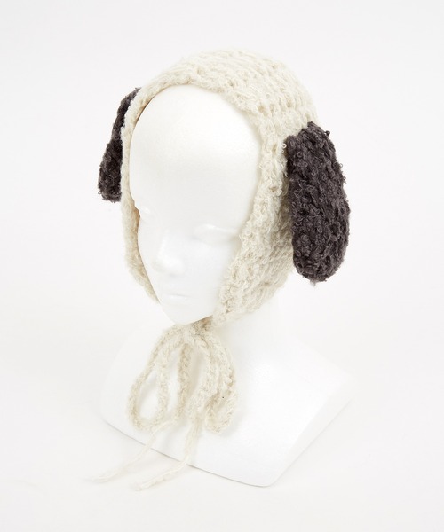 セール】an meets zakka 耳付きニットイヤーマフ / 耳当て