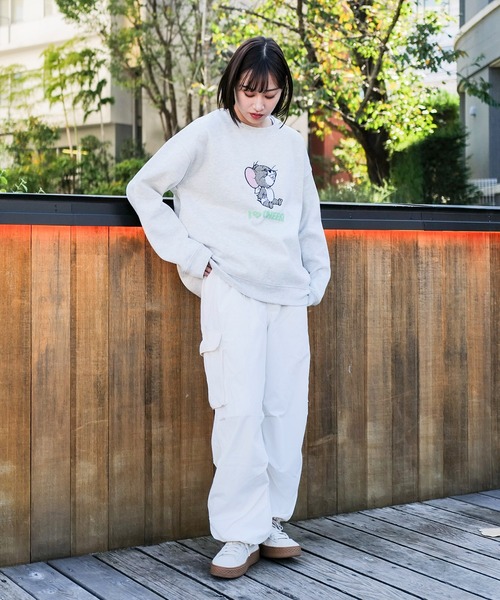 セール】【TOM AND JERRY/トムとジェリー】オリジナルデザイン 裏起毛